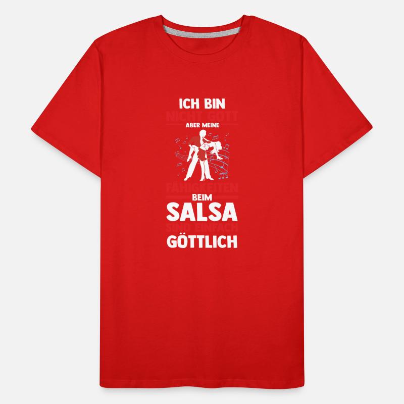 Salsa Dance Dancer Men's Premium Organic T-Shirt