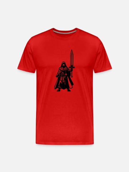 Guerrier - T-shirt bio Premium Homme - rouge
