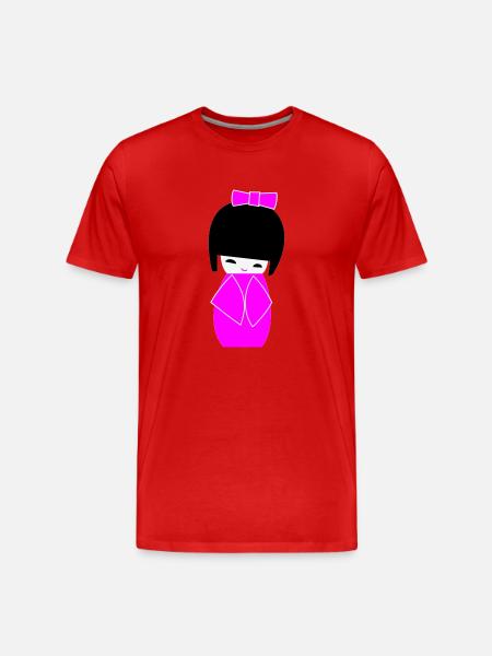 Kokeshi - T-shirt bio Premium Homme - rouge