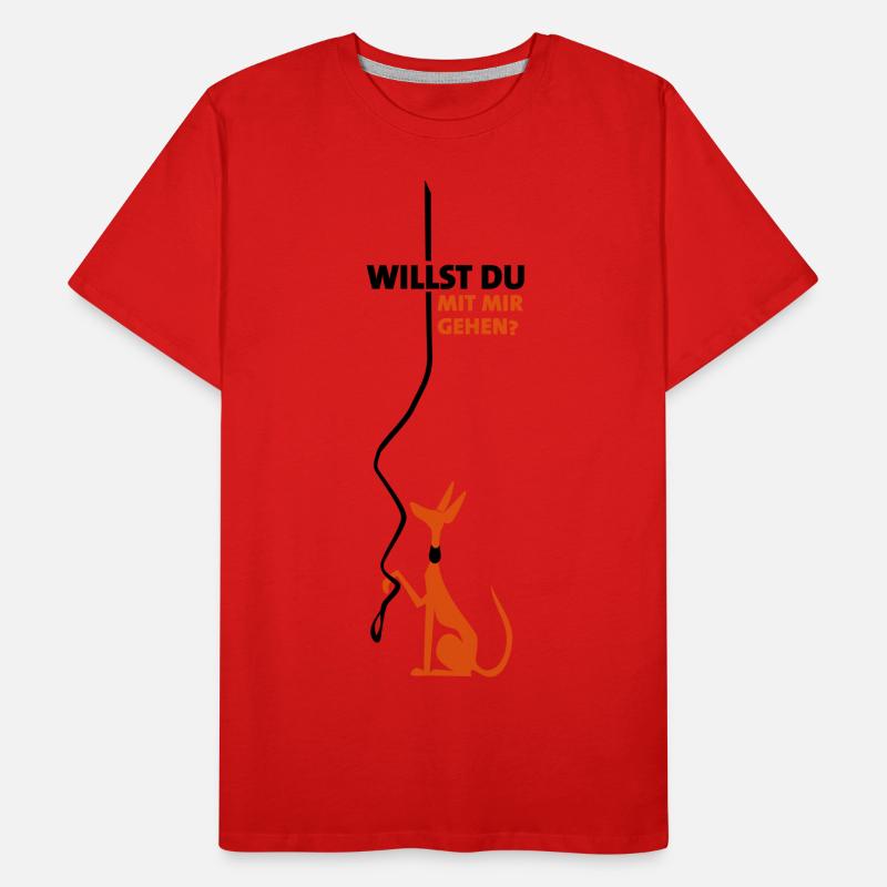 willst du mit mir gehen? Männer Premium Bio T-Shirt