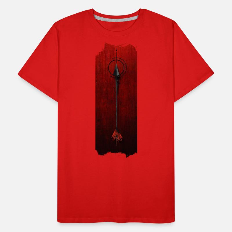 Précision de perçage : Flèche T-shirt bio Premium Homme