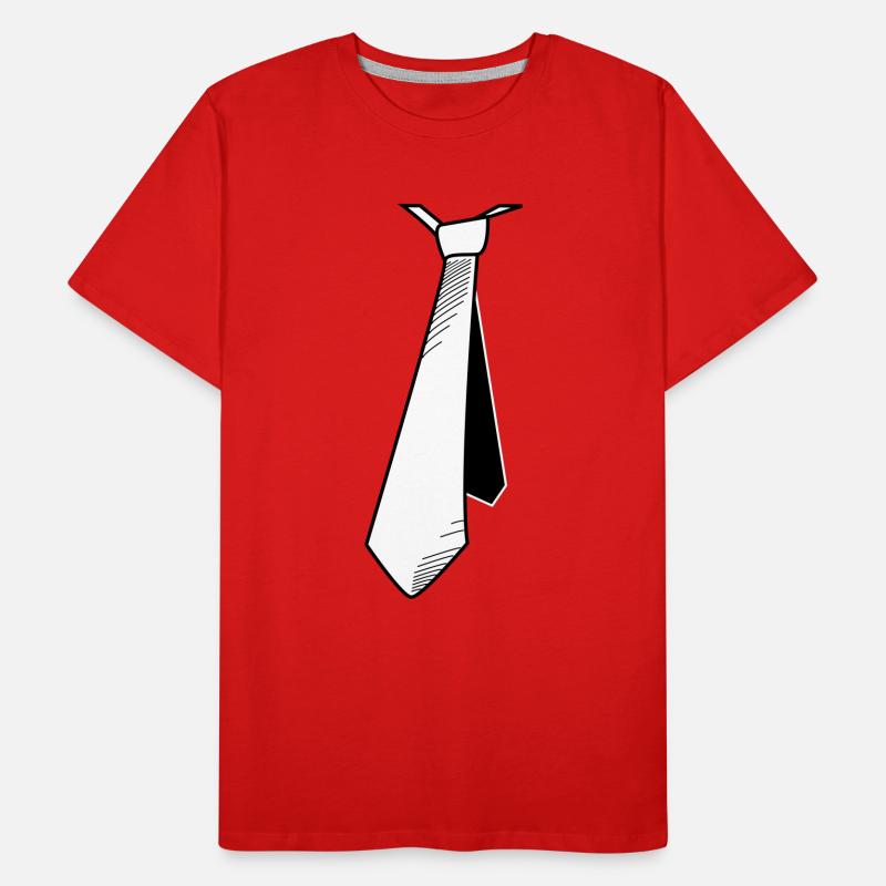 Tie in motion shadow Men's Premium Organic T-Shirt