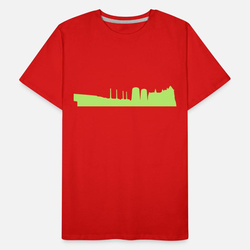 Wolfsburg Skyline Men's Premium Organic T-Shirt