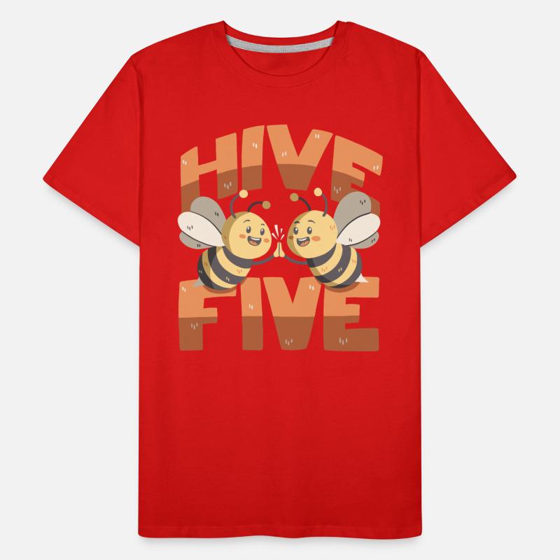 Hive Five Männer Premium Bio T-Shirt