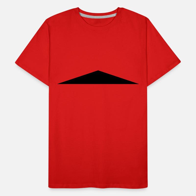 Triangle isocèle / / plat T-shirt bio Premium Homme