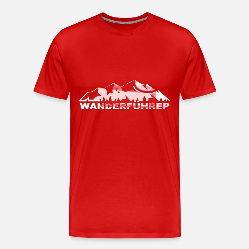 Wanderfuhrer - (6) - Männer Premium Bio T-Shirt - Rot