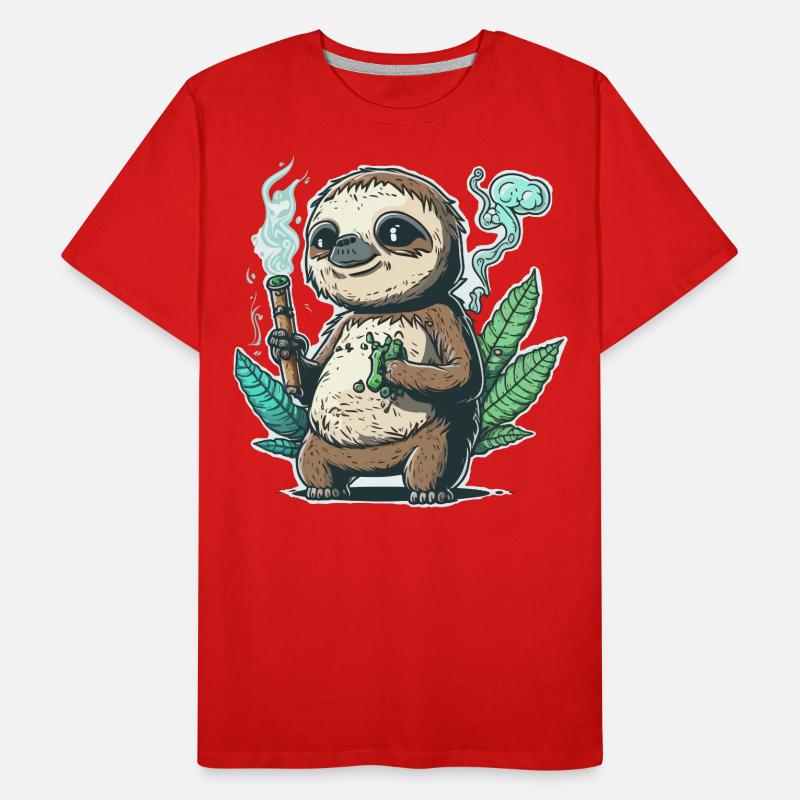 Faultier-Modus Männer Premium Bio T-Shirt