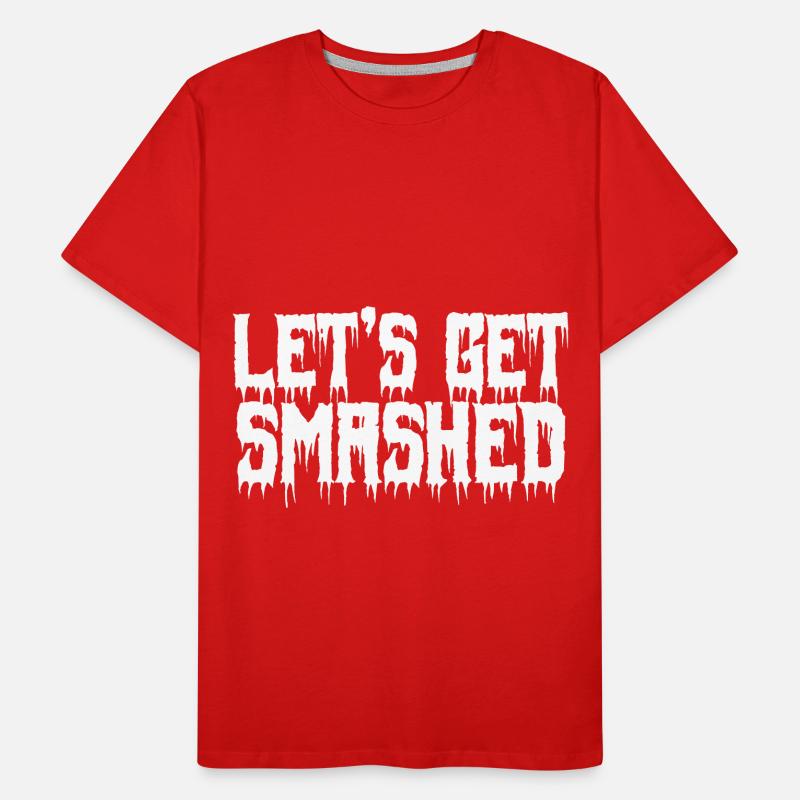 Halloween - let`s GET Smashed T-shirt bio Premium Homme