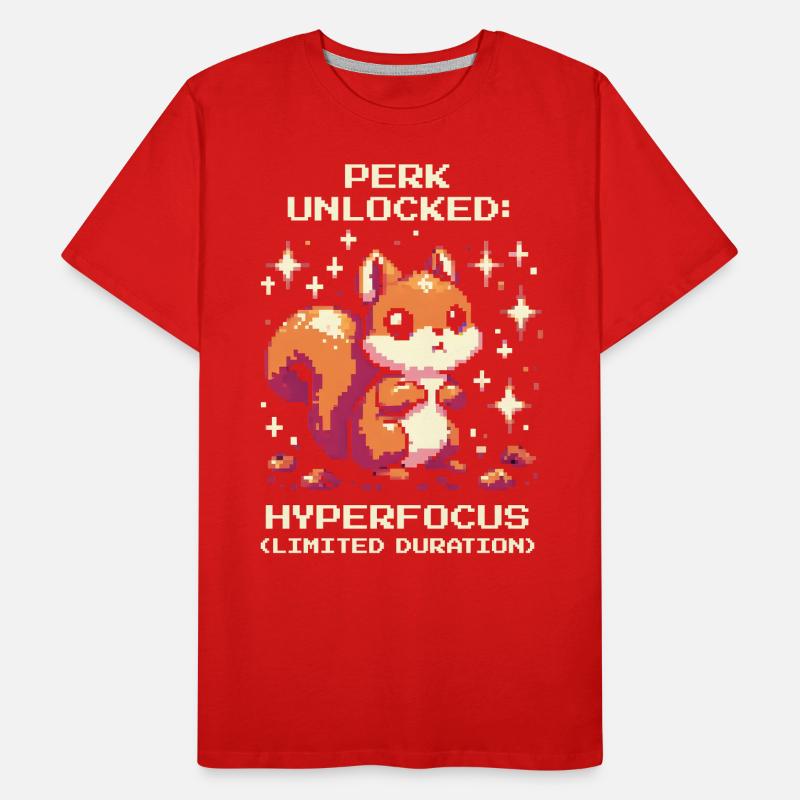 Hyperfocus active | ADHD Special Ability Men's Premium Organic T-Shirt