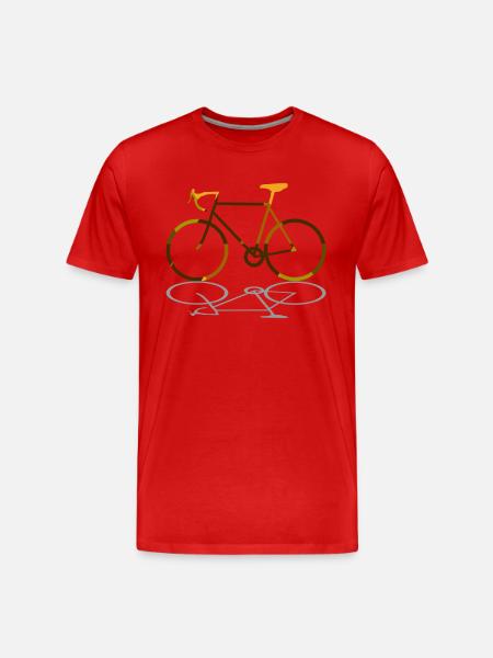 Vélos vélos Cyclisme - T-shirt bio Premium Homme - rouge