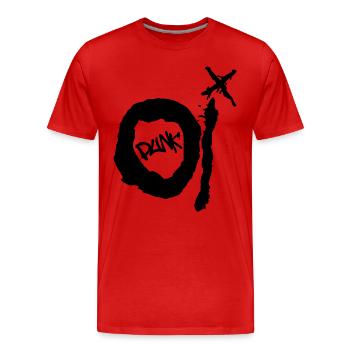 Oi Punk - Männer Premium Bio T-Shirt - Rot - Vorne - Damien (186cm)