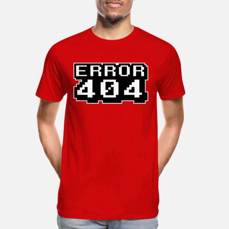 Computer programmierer Internet - Fehler 404 Männer Premium Bio T-Shirt
