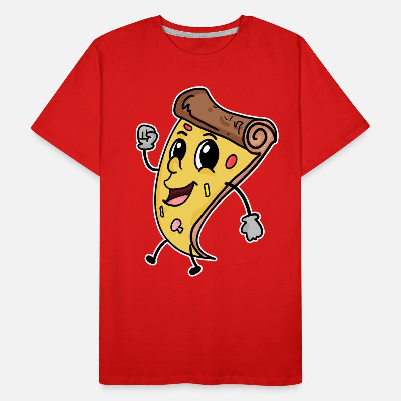 Pizza Männer Premium Bio T-Shirt