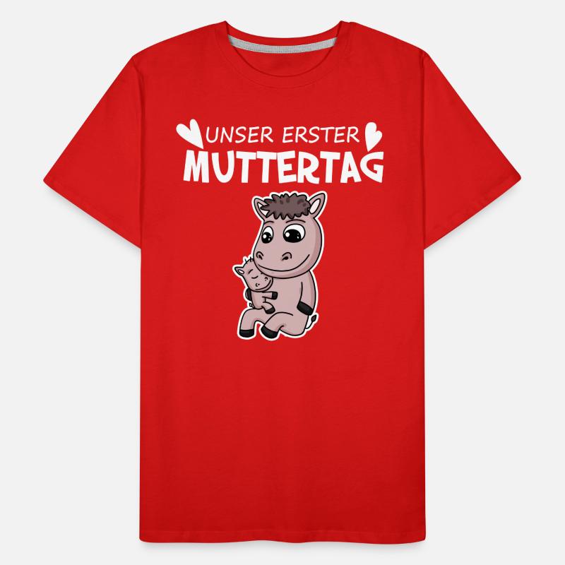 Muttertag - erster Muttertag Geschenk Männer Premium Bio T-Shirt