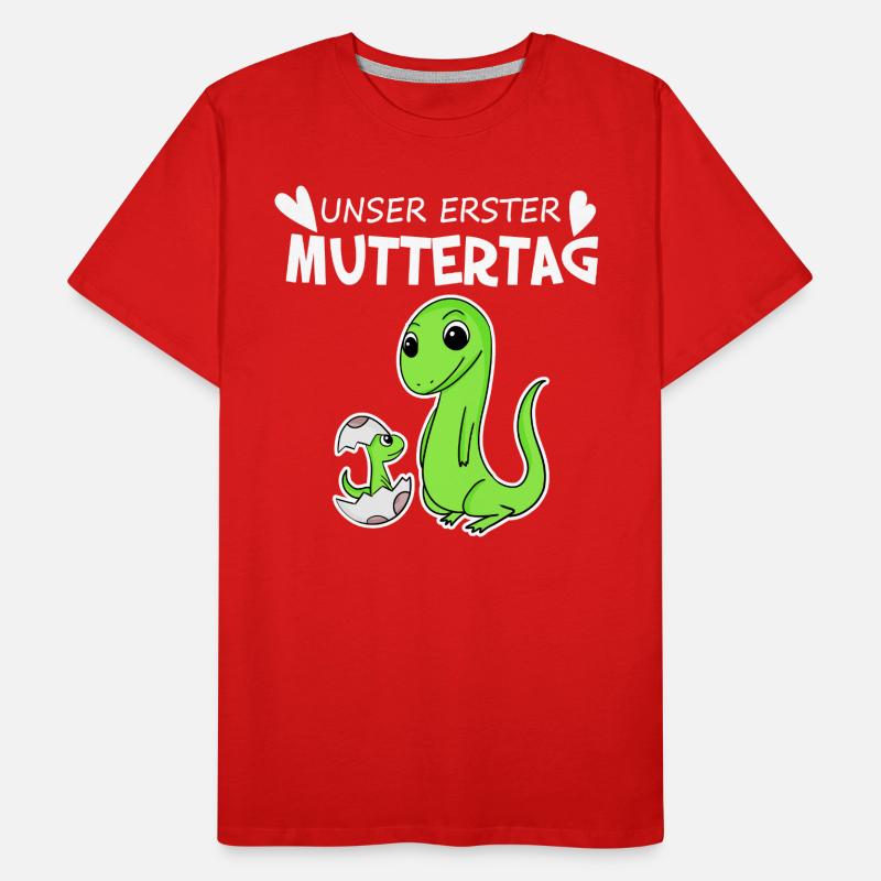 Muttertag Geschenk - Unser erster Muttertag Männer Premium Bio T-Shirt