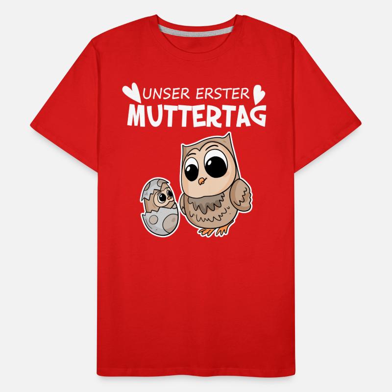 Muttertag Geschenk - Unser erster Muttertag Männer Premium Bio T-Shirt
