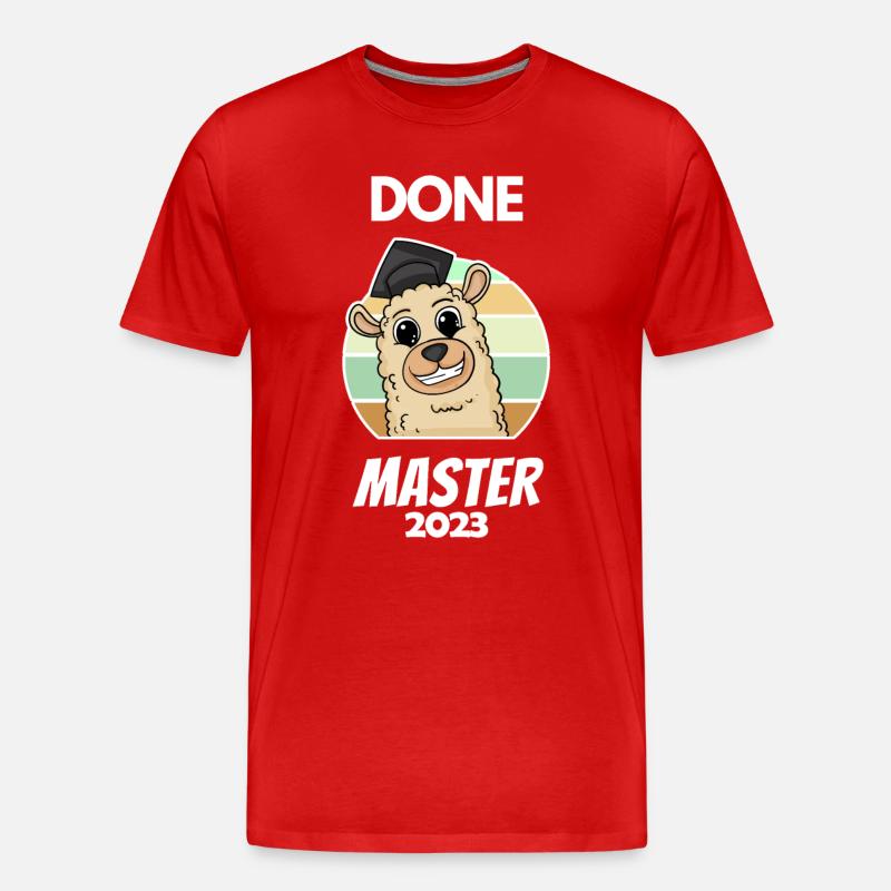 Master 2023 - Männer Premium Bio T-Shirt - Rot