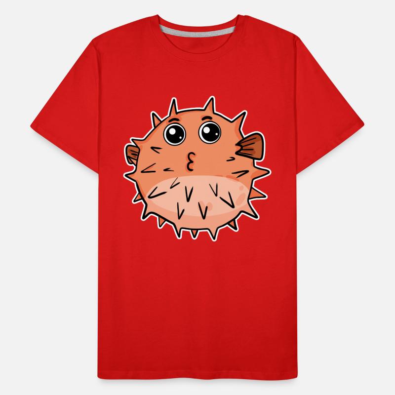 Pufferfish fish Men's Premium Organic T-Shirt