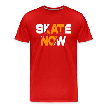 Skateboarder Girls Boys - Skate Now Skateboarding - Männer Premium Bio T-Shirt - Rot - Vorne - Damien (186cm)