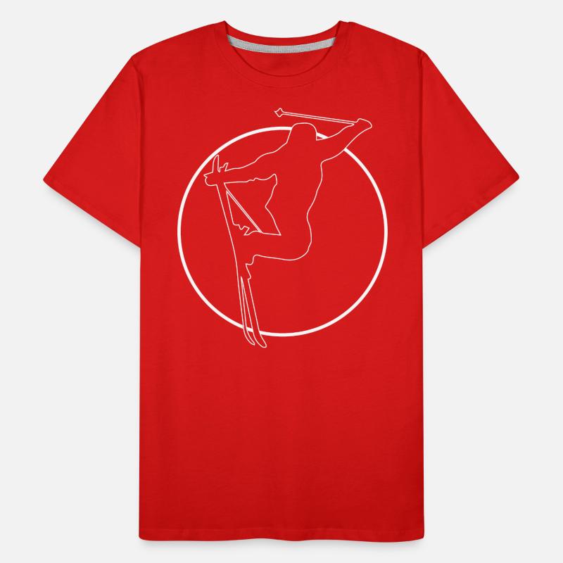 Comté - Ski - (2) T-shirt bio Premium Homme