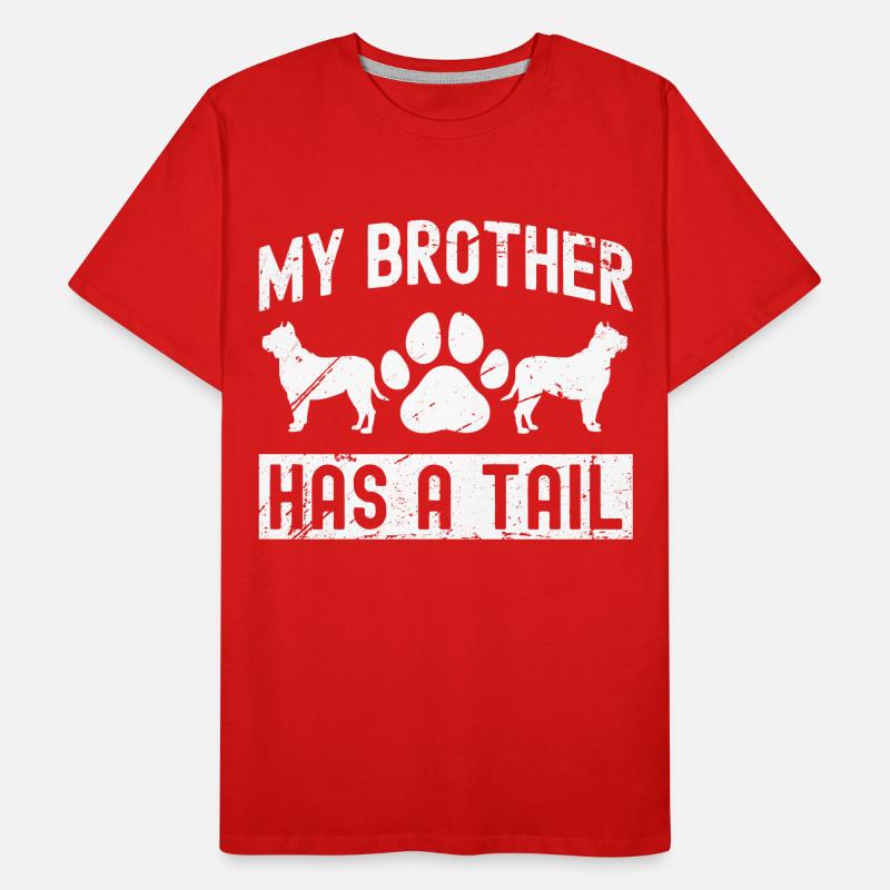 Mon frère a une queue T-shirt bio Premium Homme