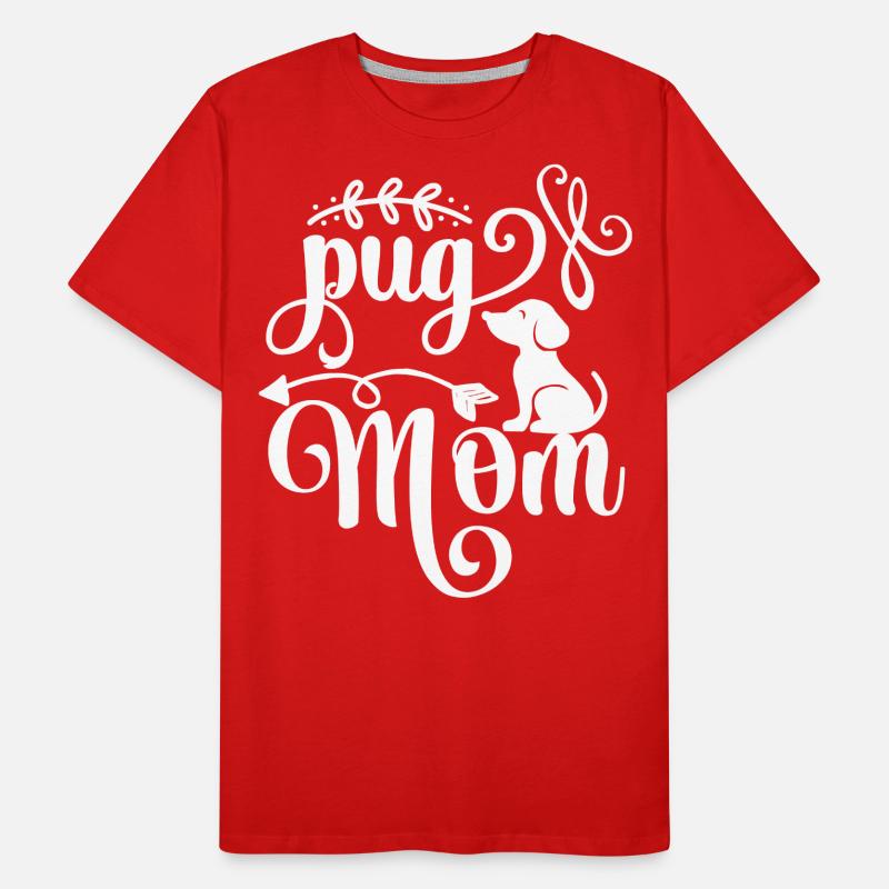 Mopsmama - Pfeile - Schwarz Männer Premium Bio T-Shirt