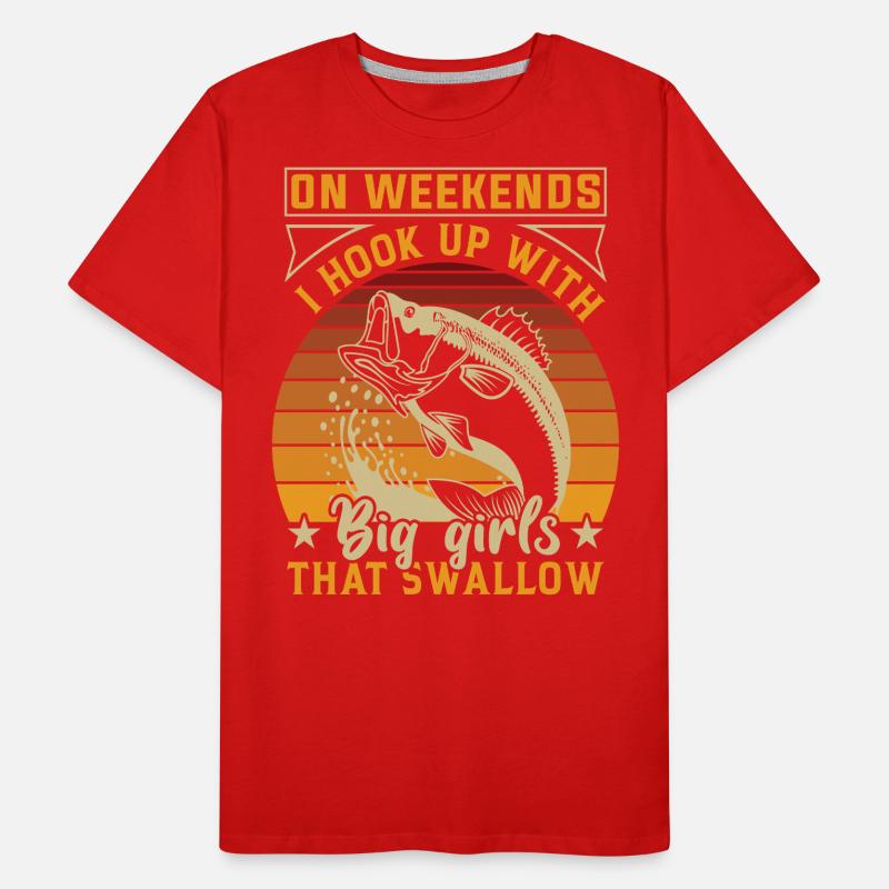 Am Wochenende treffe ich mich mit großen Mädchen, Männer Premium Bio T-Shirt
