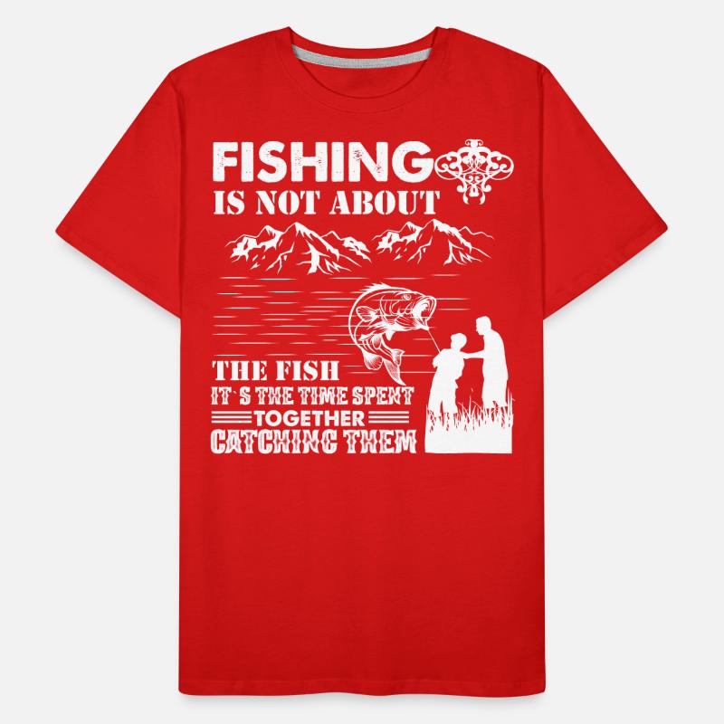 La pêche n’est pas une question de poisson, c’est une question de T-shirt bio Premium Homme