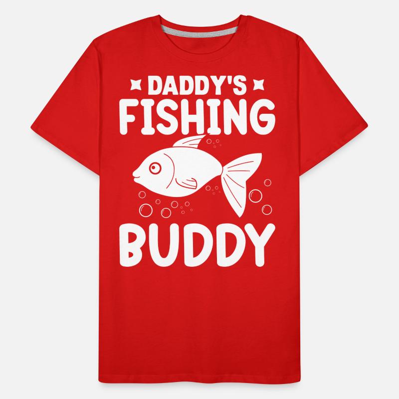 Le compagnon de pêche de papa - T-shirt bio Premium Homme