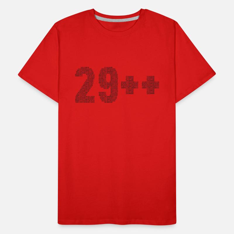 29++ Software Developer Engineer Full Stack 30th Men's Premium Organic T-Shirt
