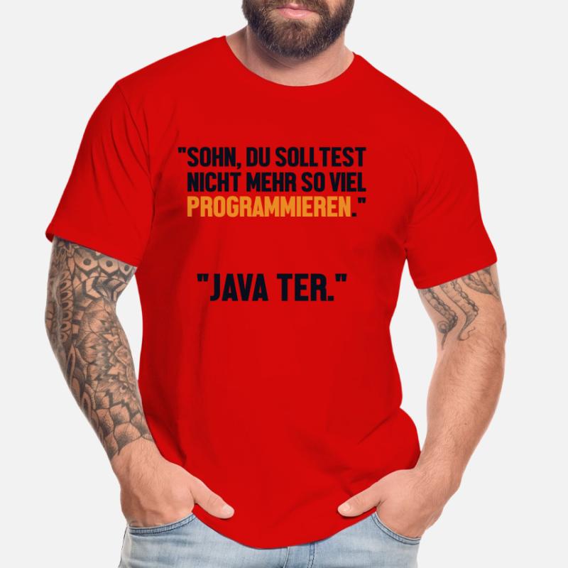 Sohn Programmieren Ja Vater Developer Coder Männer Premium Bio T-Shirt