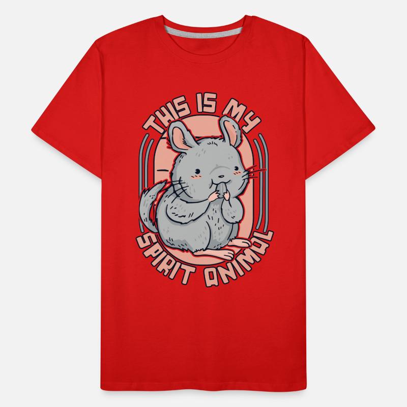 C’est mon animal à queue courte longue queue T-shirt bio Premium Homme