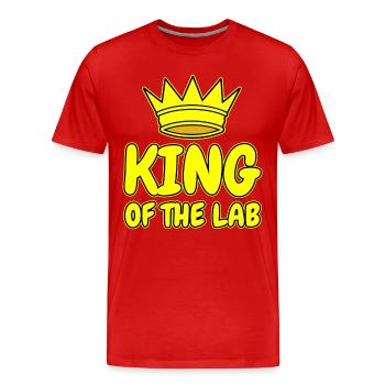 Laboratory Laboratory Gift - Men's Premium Organic T-Shirt - red - Front - Damien (186cm)