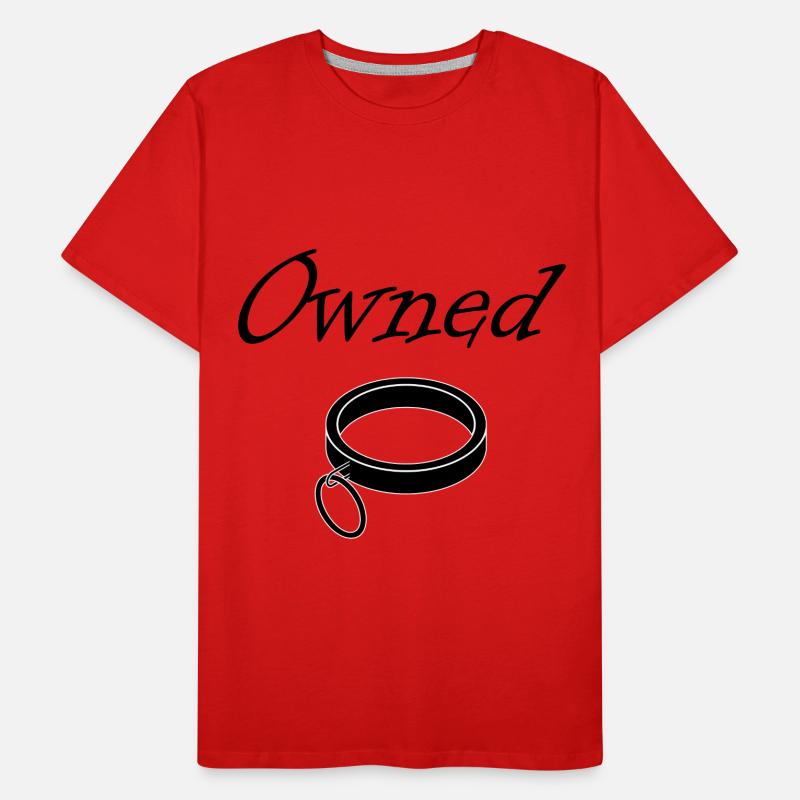 Owned BDSM submissive slave slave servant submissive Men's Premium Organic T-Shirt