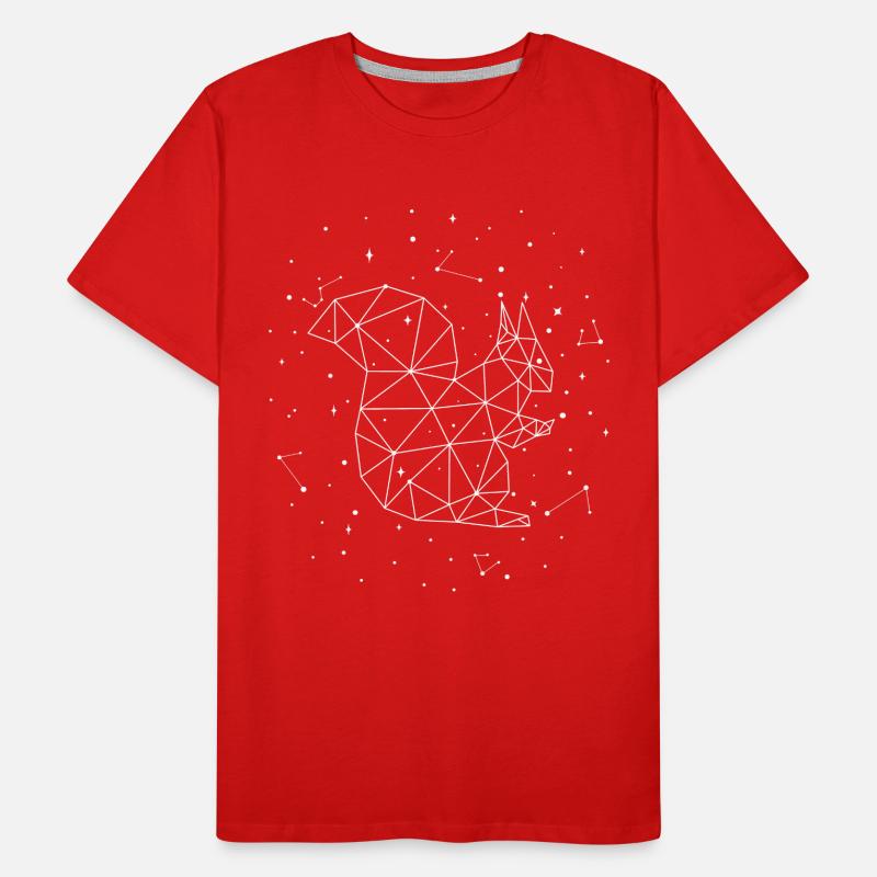 Sternbild Squirrel Constellation Squirrel Männer Premium Bio T-Shirt