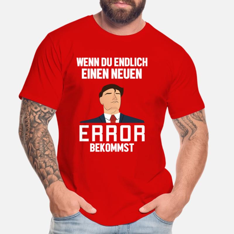 Neuen Error Bekommen Developer Coder Programmierer Männer Premium Bio T-Shirt