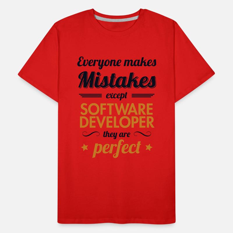 Software Developer are Perfect Full Stack Men's Premium Organic T-Shirt