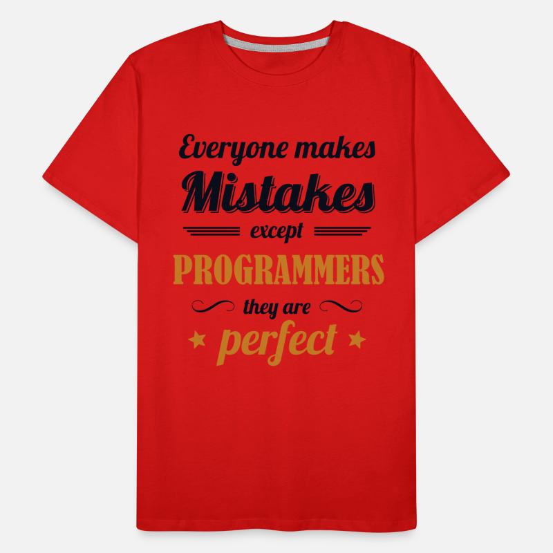 Programmers are Perfect Developer Coder Männer Premium Bio T-Shirt