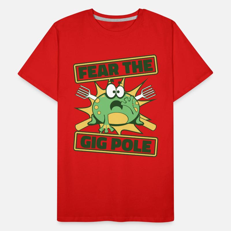 Fear The Gig Pole Toad Tadpole Tree Frog Men's Premium Organic T-Shirt