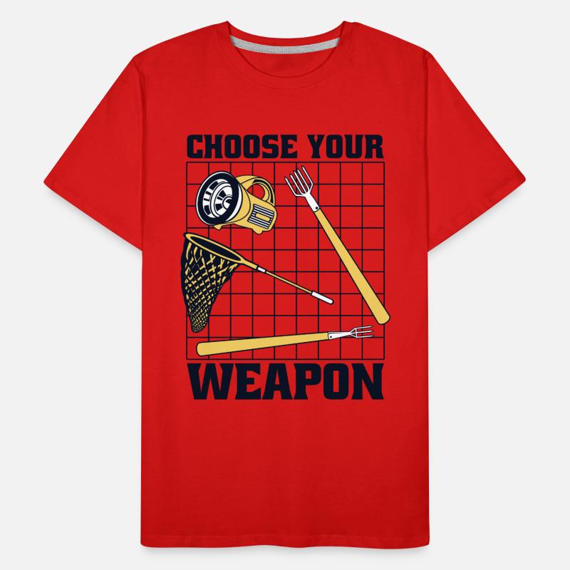 Choose Your Weapon Tadpole Tree Frog Toad Men's Premium Organic T-Shirt