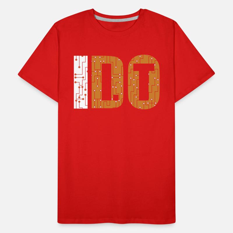 I Do It IT Operations Computer Scientist Admin Men's Premium Organic T-Shirt