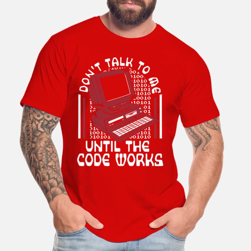 Until The Code Works Software Engineer Coder Men's Premium Organic T-Shirt