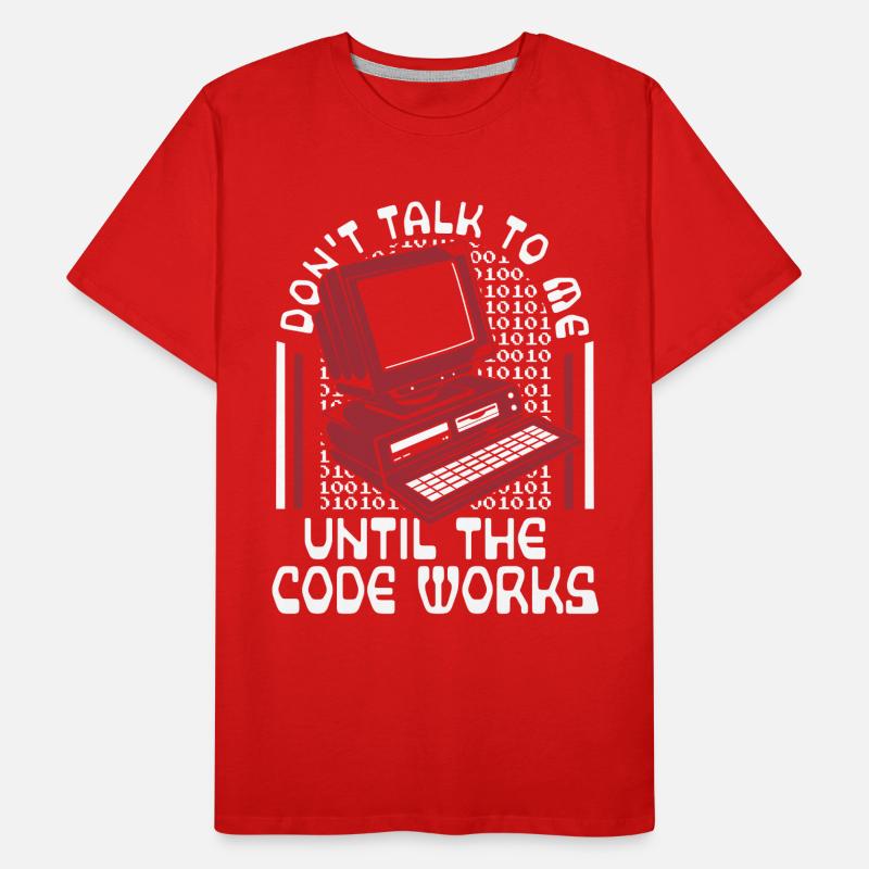 Until The Code Works Software Engineer Coder Men's Premium Organic T-Shirt