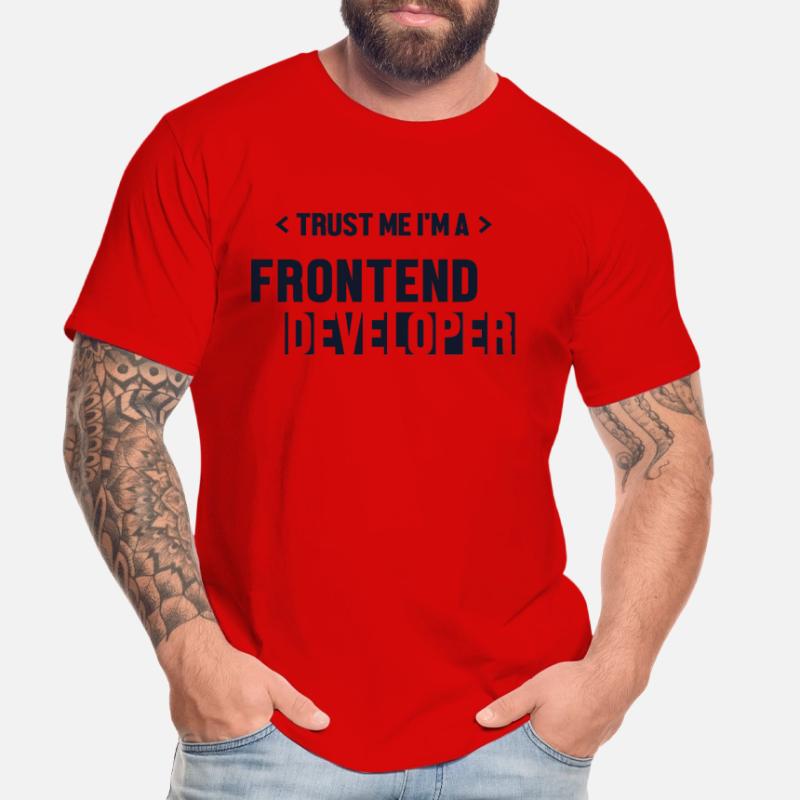 Trust Me I'm Frontend Developer Developer Männer Premium Bio T-Shirt