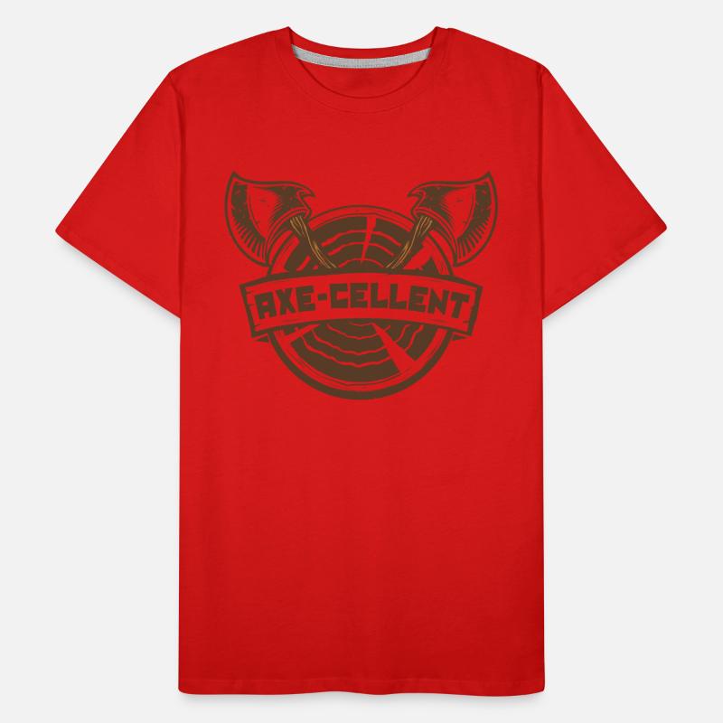 Axe Cellent Axe Throwing Competition Game Axe Men's Premium Organic T-Shirt