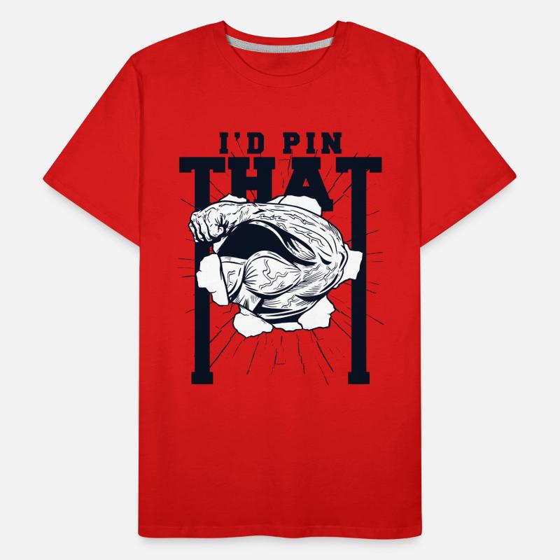 J’épinglerais ce bras d’entraîneur d’exercice de techniques T-shirt bio Premium Homme