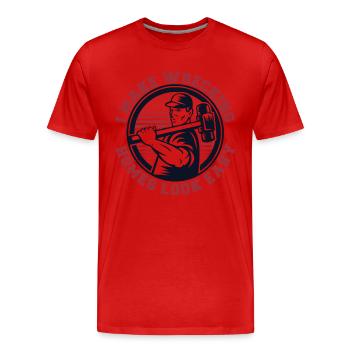 Je fais en sorte que la démolition de maisons ait l'air facile Experts House - T-shirt bio Premium Homme - rouge - Devant - Damien (186cm)