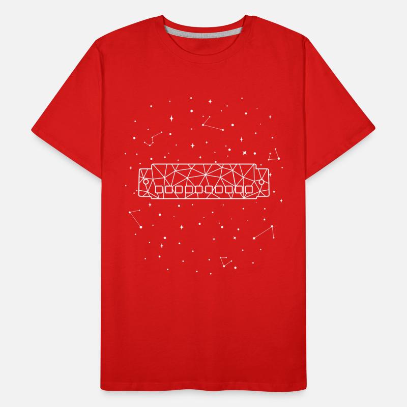 Harmonica Sternbild Constellation Harmoniciste T-shirt bio Premium Homme