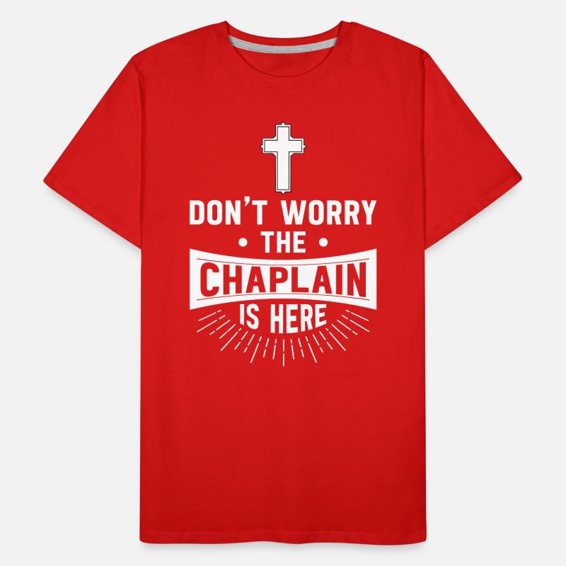 Chaplain Parish Priest Men's Premium Organic T-Shirt