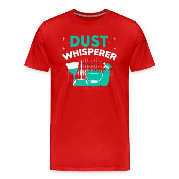 Week of Appreciation for Housekeeping - Men's Premium Organic T-Shirt - red - Front - Damien (186cm)